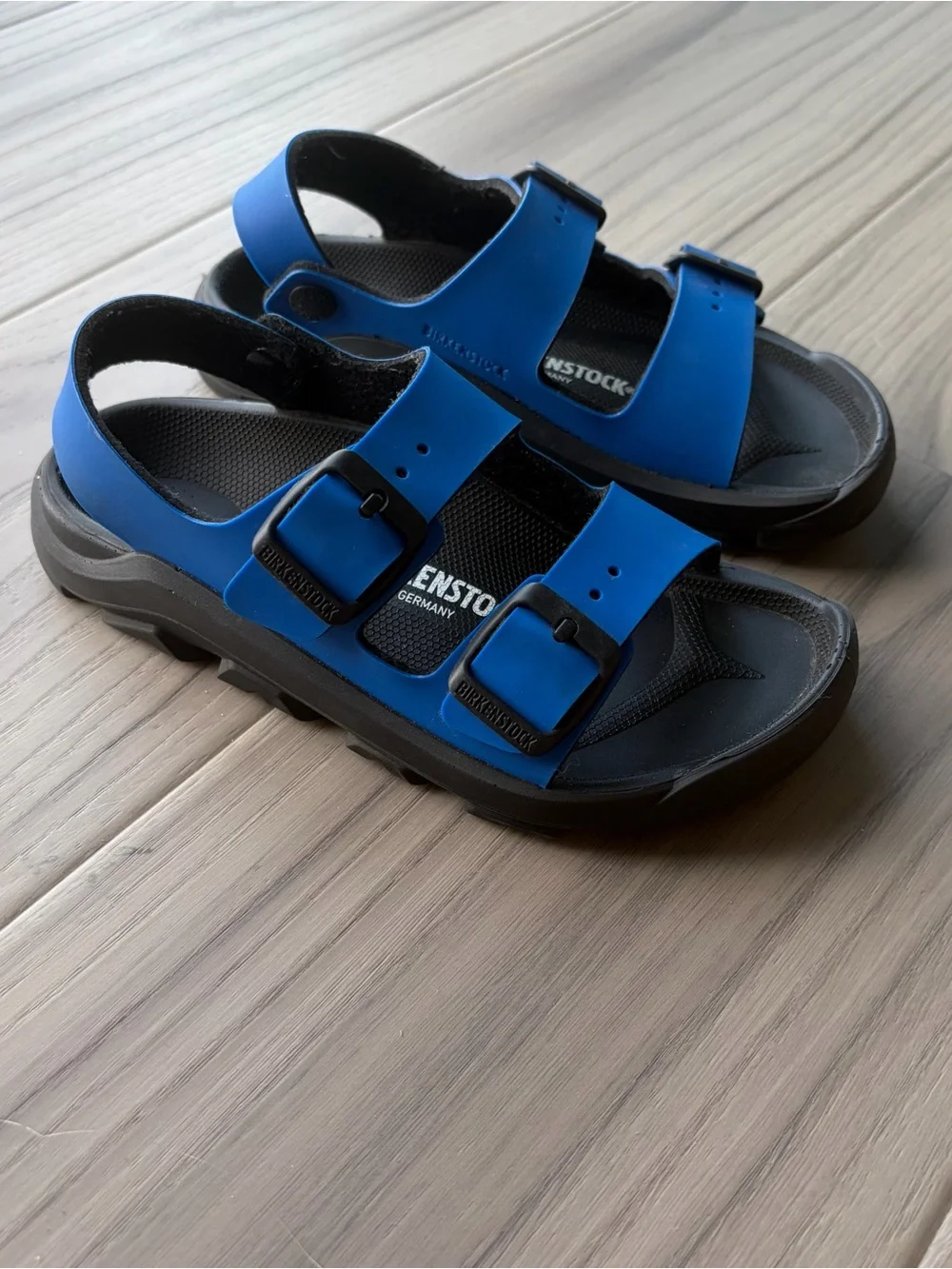 Birkenstock Kids Royal Blue Dual-Strap Sandals